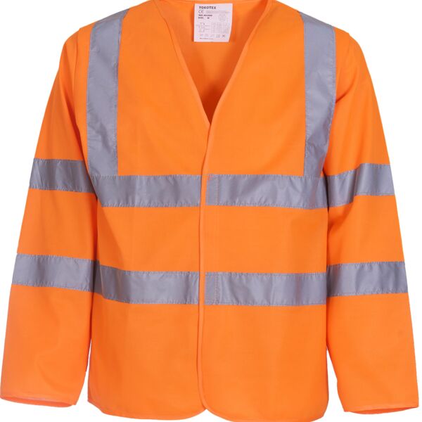 Hi-Vis Long Sleeve Waistcoat Thumbnail