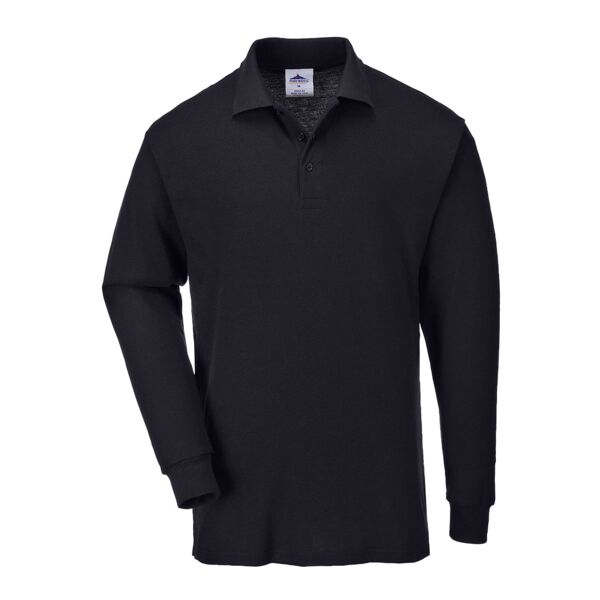 B212 Genoa Long Sleeved Polo Shirt Thumbnail